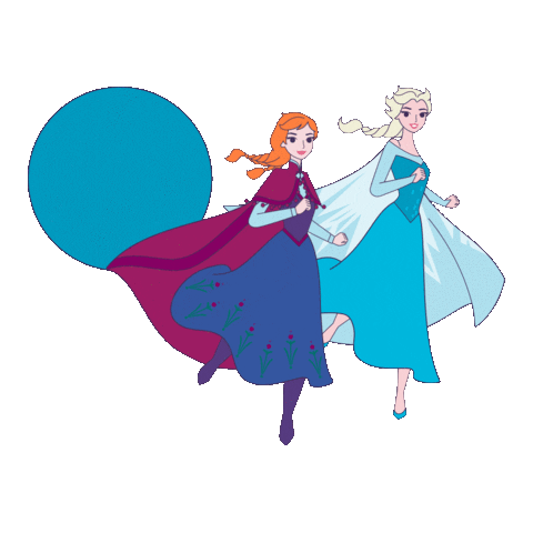 Disney Frozen Ana Sticker by Disney Sports