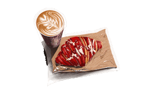 Croissant Coffee Break Sticker