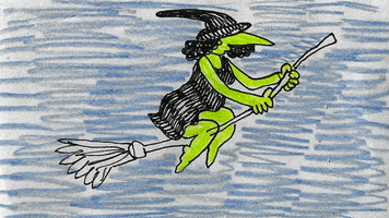 Flying Wicked Witch GIF by Jimmy Arca