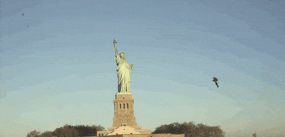 statue of liberty tech GIF