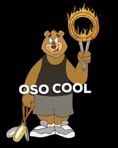 WastedTalent1979 sports competition cute animals oso GIF
