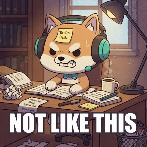 Angry To Do List GIF by WUFFI