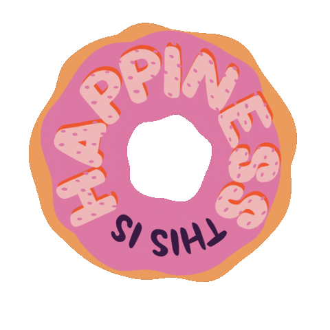 Happiness Donut Sticker