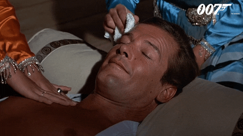 Roger Moore Relax GIF by James Bond 007