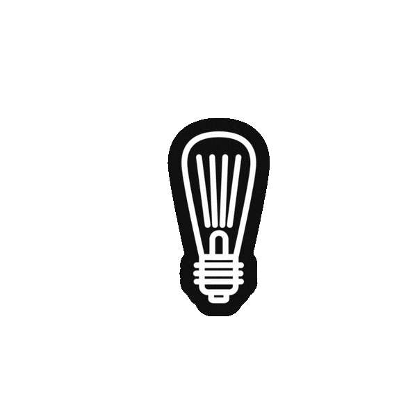 Light Bulb Fra Sticker by Frances Roy
