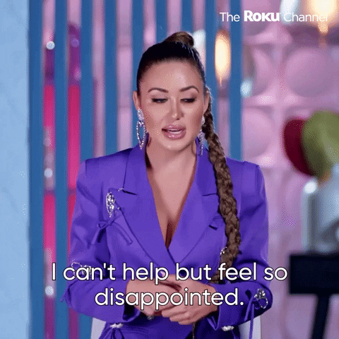 Disappointed Let Down GIF by The Roku Channel