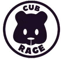 Bear Tongue Sticker by Cub Rage