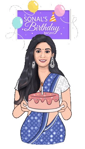 Birthday Cake Sticker by Sonal Devraj