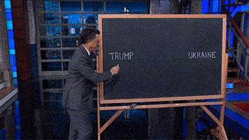 Donald Trump Ukraine GIF by The Late Show With Stephen Colbert