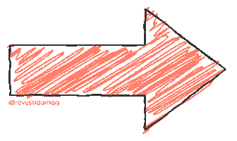 Arrow Sticker by Revestida