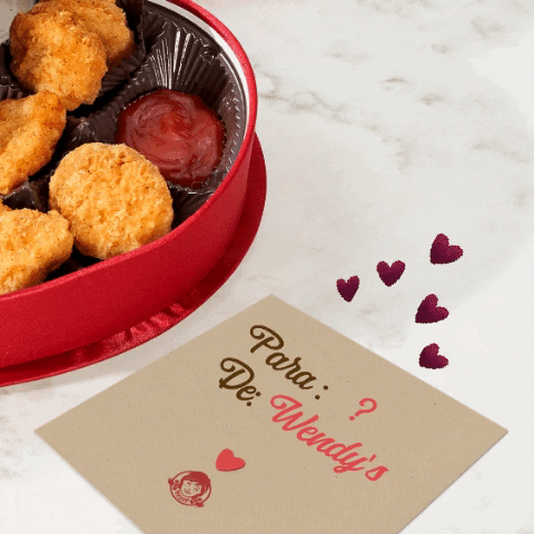 Gift Wendys Valentine GIF by Wendy's Puerto Rico