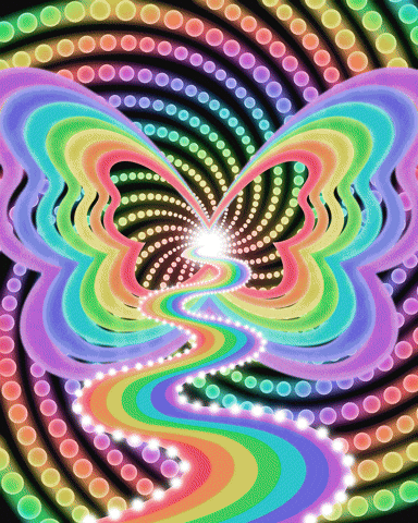 Rainbow Road GIF by Deep Space Violet