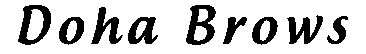 Doha Brows Sticker