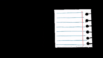 brodberick paper notes notebook sheet GIF