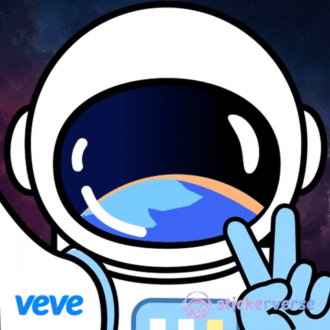 Peace Out Space GIF by VeVe