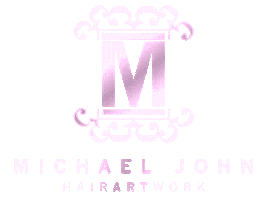 Logo Highlights Sticker by Michael John Hair Artwork