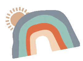 Rainbow Rain Sticker by tupaidesign