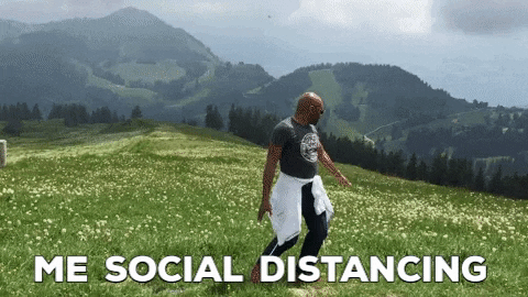Keep Your Distance Reaction GIF by Robert E Blackmon - Find & Share on GIPHY