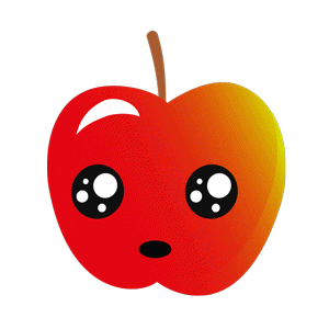 Power Apple Sticker by FruitMasters
