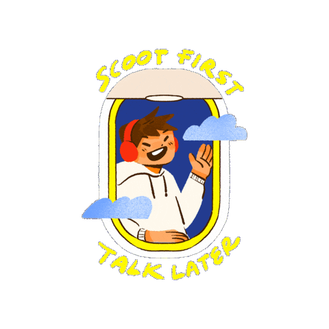 FlyScoot Sticker