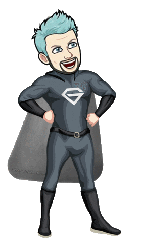 Hero Superhero Sticker by Daniel Golz