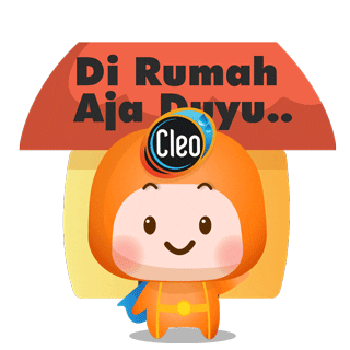Cleo Pure Water Sticker
