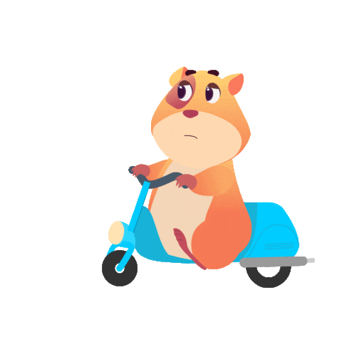 Bike Lol Sticker by Fat Hamster