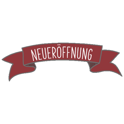 Opening Banner Sticker by baeckereijunge