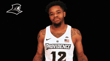 March Madness Shrug GIF by Providence Friars