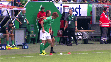 Stefanos Kapino Run GIF by SV Werder Bremen