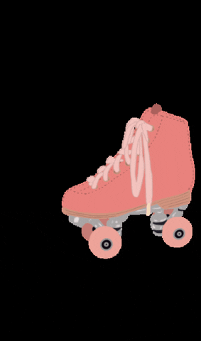 Tizzydesignco skate skating skater roller GIF