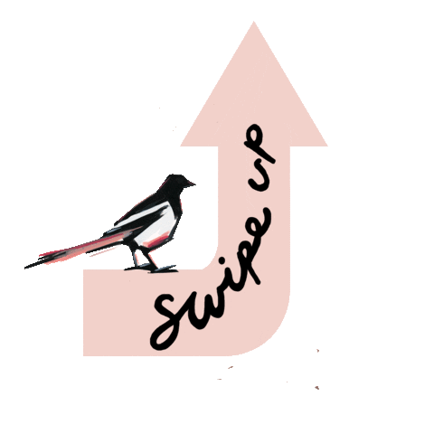 Swipe Kiss Sticker by Magpie Wedding