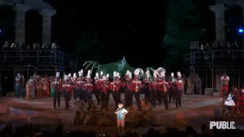 Marching Band March GIF by The Public Theater