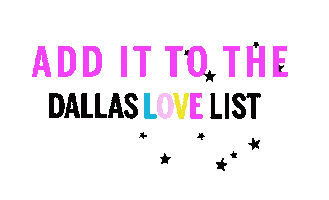 Dallas Love List Sticker