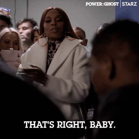 Happy Mary J Blige GIF by Power Book II: Ghost