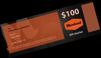 BrownsMensland menswear gift voucher browns mensland GIF