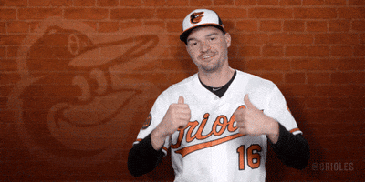 Well Done Smile GIF by Baltimore Orioles