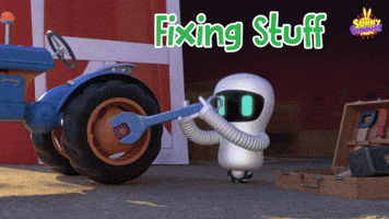 Fixing Car Trouble GIF by Sunny Bunnies