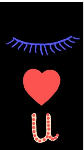Blinking I Love You GIF by EleMcKayArtist