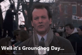groundhog day movie gif