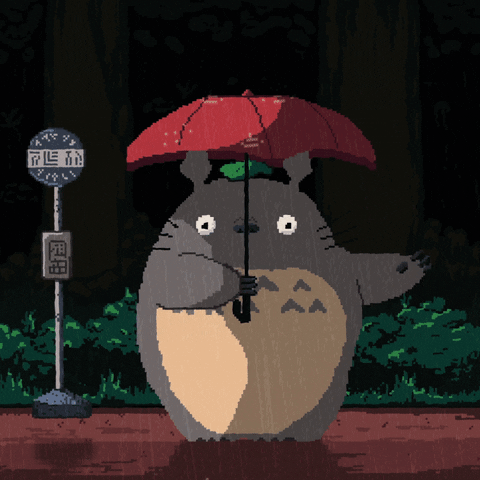 Totoro Rain Gifs Get The Best Gif On Giphy