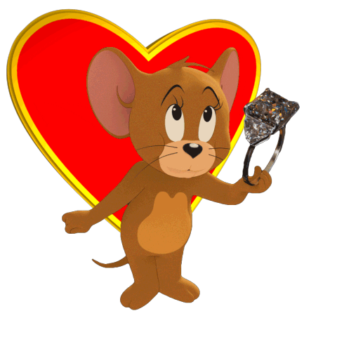 I Love You Diamond Sticker by Tom & Jerry