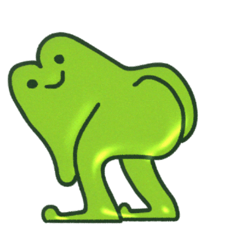 Dance Frog Sticker