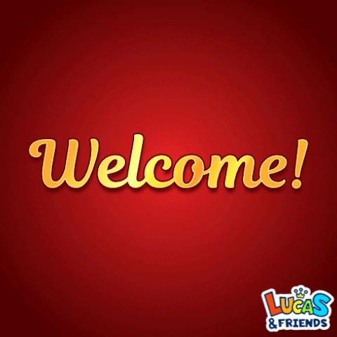Greeting Welcome Back GIF by Lucas and Friends by RV AppStudios