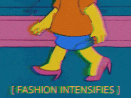 Excited Bart Simpson GIF by patternbase