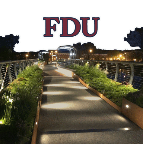 Fdu Sticker by Fairleigh Dickinson University