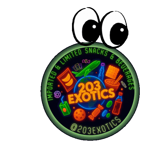 203exoticsnacks Sticker