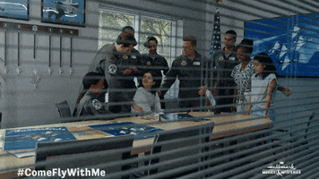 Air Force Meeting GIF by Hallmark Mystery