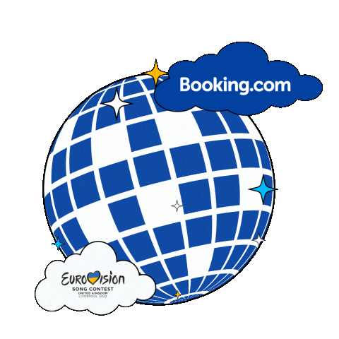 Eurovision Sticker by Booking.com