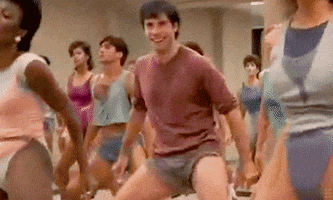 john travolta aerobics GIF by Cheezburger